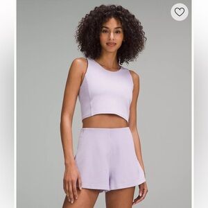 Lululemon nwt ribbed softstreme cropped tank top size 8